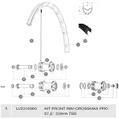 Mavic Crossmax Pro Tubeless Framfälg
