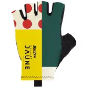 Santini Combo Tour De France Official General Leader Korta Handskar