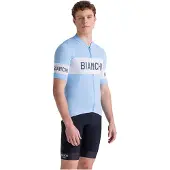 Santini Bianchi Retro 2025 Korta ärmar Cykeltröja