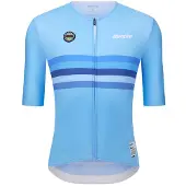 Santini Uci World Champion Belgium 2025 Korta ärmar Cykeltröja