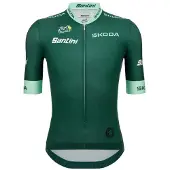 Santini Tour De France Official Green 2025 Korta ärmar Cykeltröja