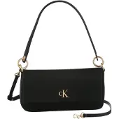Calvin Klein Axelremsväska svart / silver
