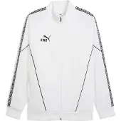 Puma Träningsjacka teamKING Anthem - White/Svart, storlek Large