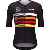 Santini Pirelli Tape Korta ärmar Cykeltröja