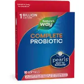 Nature'S Way , Complete Probiotic Pearls, 1 miljard CFU, 30 mjuka kapslar