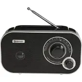 Denver TR-51B, Personal, Analog, FM, Analog, Svart, Extern