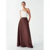 Willa Kjol 'ISLA MAXI SKIRT' brun