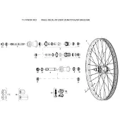 Sram 3zero 29 Moto Silver Single Rim Klistermärken
