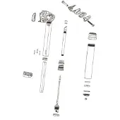 RockShox 150 Mm Reverb Axs B1 övre Rör