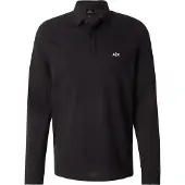Armani Exchange för män. XM001288AF17321UC001 Polo Relax svart (S), Casual, Bomull, Lång ärm