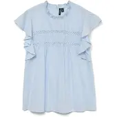 Vero Moda Blus 'VMTrine' ljusblå