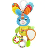 Happy Baby Activity Hanger Rabbit Blue