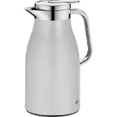Alfi Skyline, Karaff, 1 l, Krom, Silver, Plast, Silikon, Rostfritt stål, Termoplastisk elastomer (TPE), Rund, Plast
