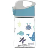 SIGG Miracle Ocean Friend, 350 ml, Daglig användning, Blå, Grå, Transparent, Tritan, Pojke/flicka, Mönstrad