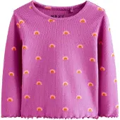 Next T-shirt oliv / orkidé / orange / rosa