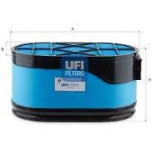 Ufi Luftfilter 27.J53.00