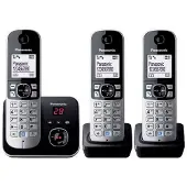 Panasonic KX-TG6823 Trådlös Telefon i Vitt och Svart