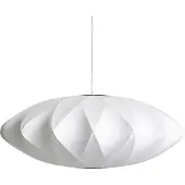 HAY Taklampa , Nelson Saucer Bubble Crisscros, dimbara, Vit, Vardagsrum, Plast, Design
