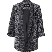 Pieces Boss 3/4 Printed Blazer