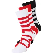 Diesel Sockor 'RAY' eldröd / svart / vit