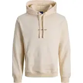 Jack & Jones Sweatshirt 'JORNorrebro' mörkorange / ullvit