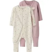 Name it Pyjamas ljusbeige / mörkgrå / gammalrosa