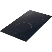 Candy CDH30 - Keramisk häll - 2 kokplattor - Fördjupning - bredd: 26.8 cm - djup: 50 cm - svart