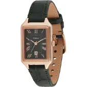 Fossil Analog klocka 'RAQUEL' roséguld / mörkgrön