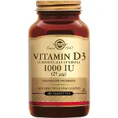 Solgar , Vitamin D3, 25 mcg (1 000 IU), 180 tabletter
