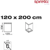 LEIJMA APS Duschdraperi 120–200 cm Bio vit