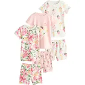 Next Pyjamas orange / rosa / rosa / off-white
