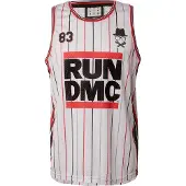 Ginza.se Run Dmc: Tricky White Basketball Jersey Small