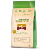 Fitmin hund medium maxi lamm ris 12 kg