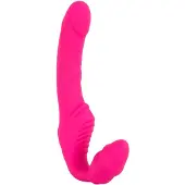 Strapless Strap-On You2Toys - Double2Teaser - påsättbar vibrator utan fästanordning (rosa)