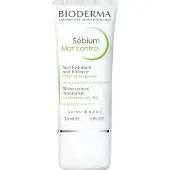 Bioderma Sébium Mat Control Återfuktar Och Mattar Upp Huden Under Lång Tid 30 ml