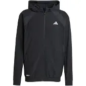 Adidas Träningsjacka 'Tech Apparel' svart / vit
