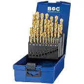Bohrcraft Din 338 N Hss-tin Metallborr 25 Bitar