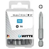 Witte Ph 1 Tin Phillips Korsformad Skruvmejselbit 5 Enheter