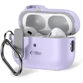 Tech-Protect Slim Hook Case med karbinhake för Apple AirPods Pro 1 / 2 - Lila