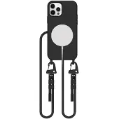 Tech-Protect MagNecklace MagSafe-fodral för iPhone 12 / 12 Pro - Svart