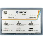 Union Bs-460 75 Mm Symmetrical Kompletta Fälgbromsbelägg 25 Enheter