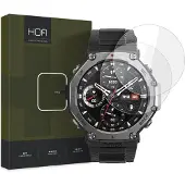 Hofi Amazfit T-Rex 3 Premium Pro+ Härdat Glas Skärmskydd - 2 St. - Klar