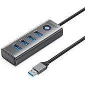 ORICO Nav PDD4U-U3 4x USB-A 3.0 - grå