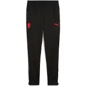 Puma Milan Träningsbyxor - Svart/Röd, storlek X-Small