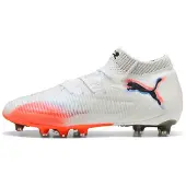 Puma Future 8 Ultimate AG Untamed - White/Svart/Röd - Konstgräs (AG), storlek 47