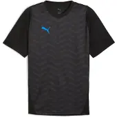 Puma Tränings T-Shirt IndividualCUP - Svart/White/Blå, storlek X-Small