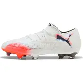 Puma Future 8 Ultimate Låg FG Untamed - White/Svart/Röd - Gräs (FG), storlek 47