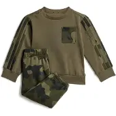 Adidas Träningsdräkt antracit / khaki / oliv