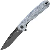 Kansept Knives Qilin Linerlock Blue Micarta
