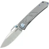 Kubey Blackout Framelock Ti Gray